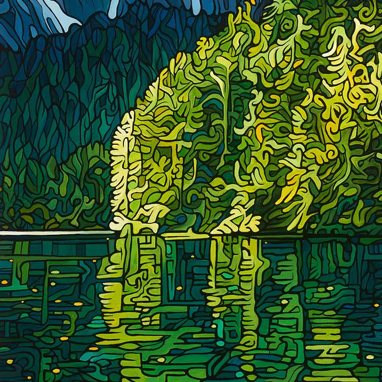 #206 – Emerald Reflection