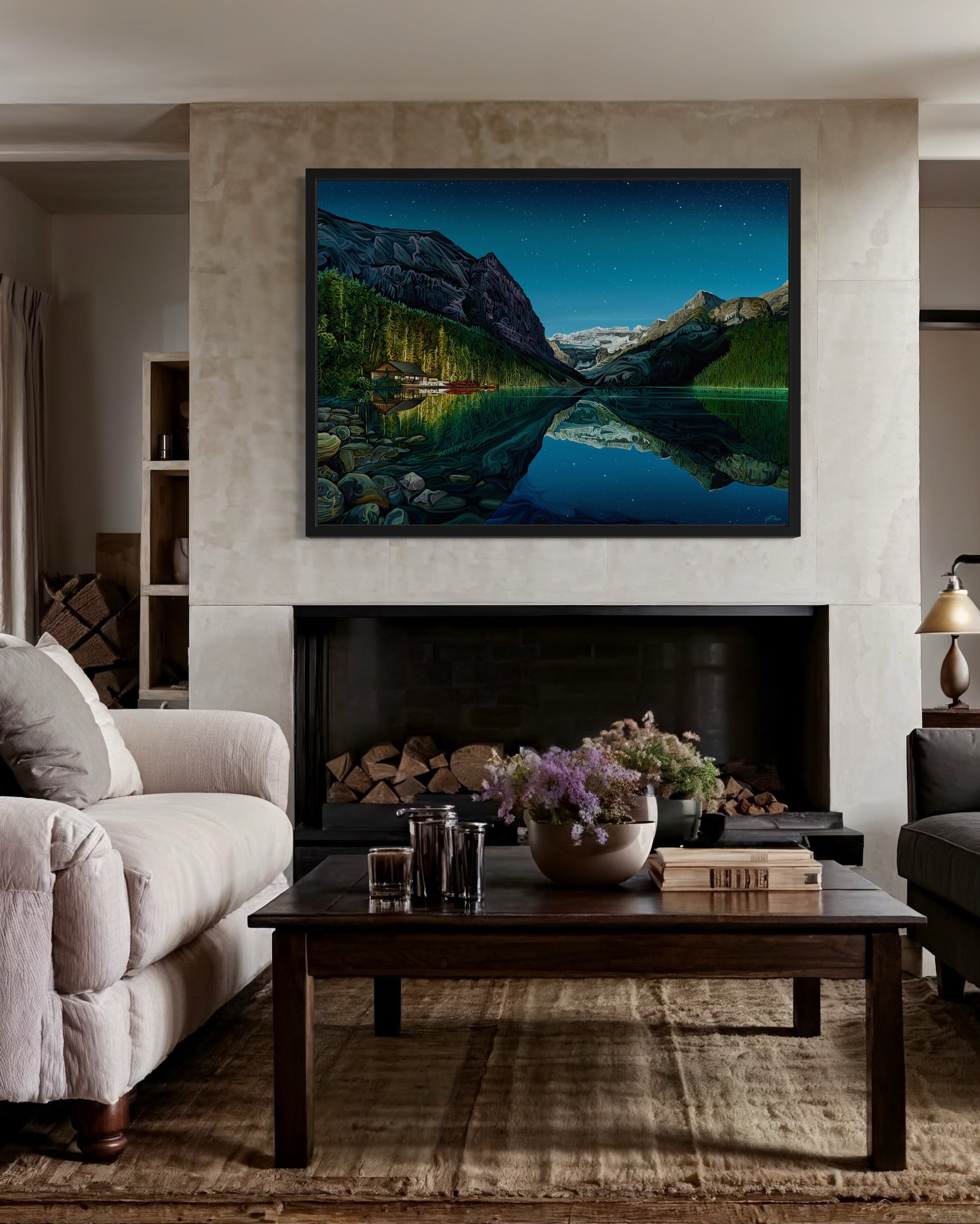 #295 "Stars Over Lake Louise"