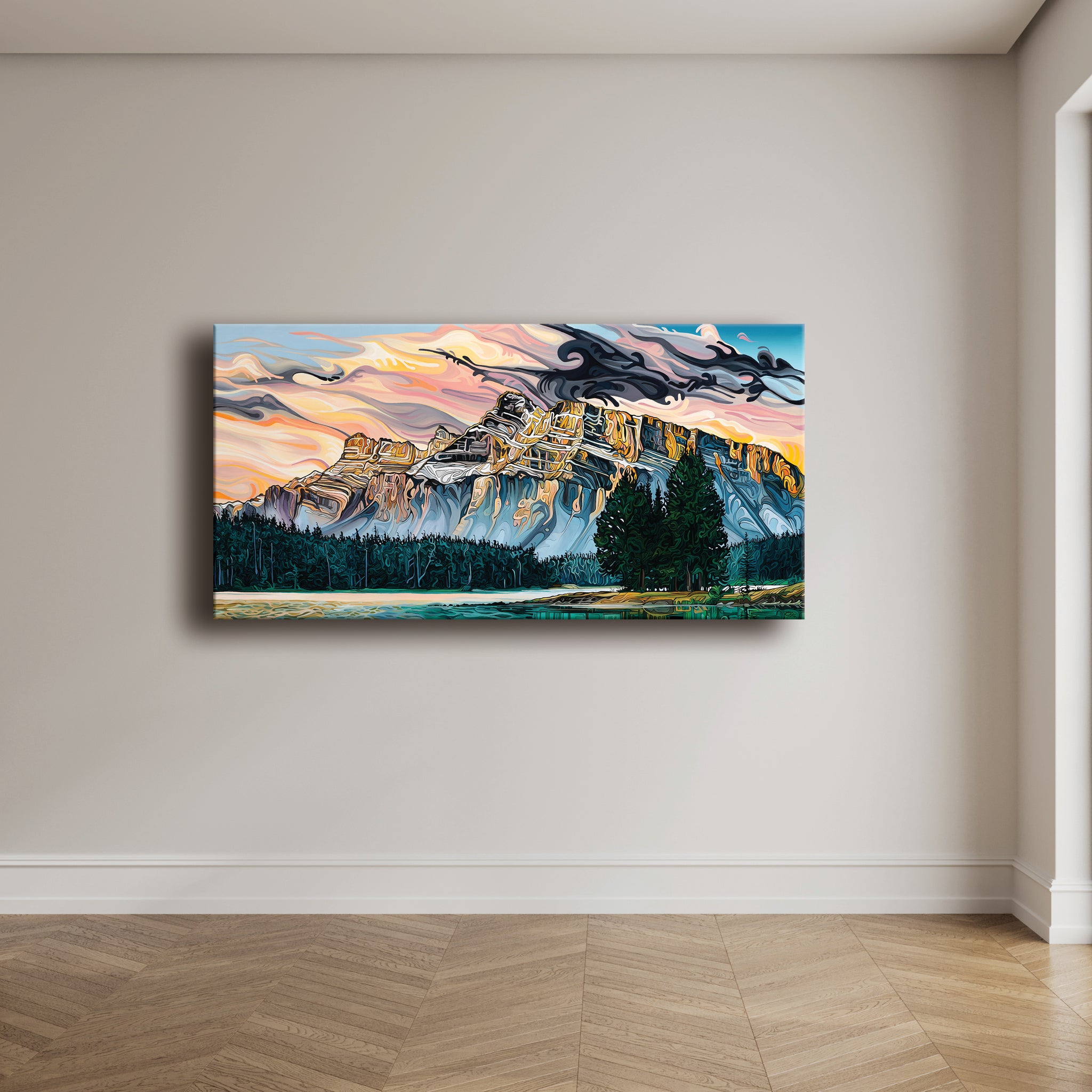 #266 "Dusk On Mountain Peaks"