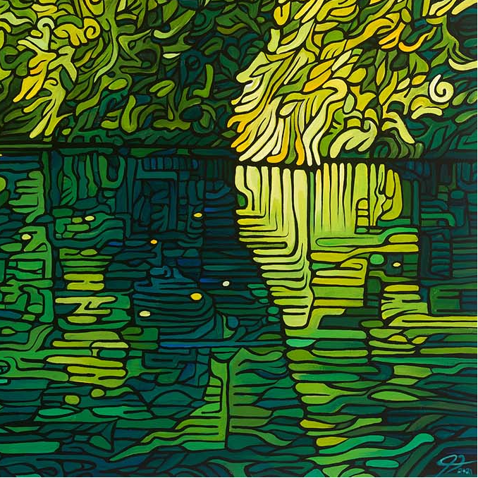 #206 – Emerald Reflection