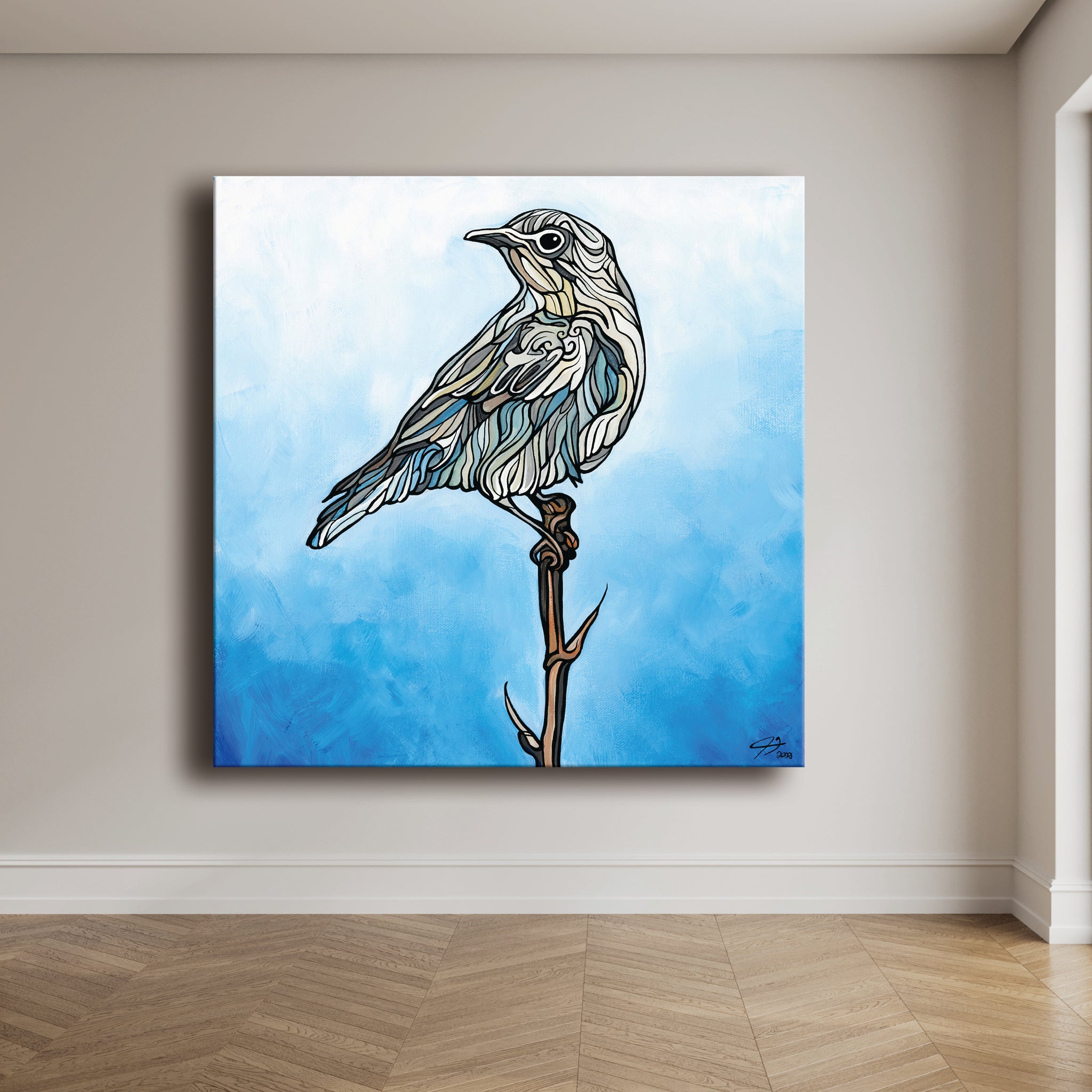 #252 "Mountain Bluebird"